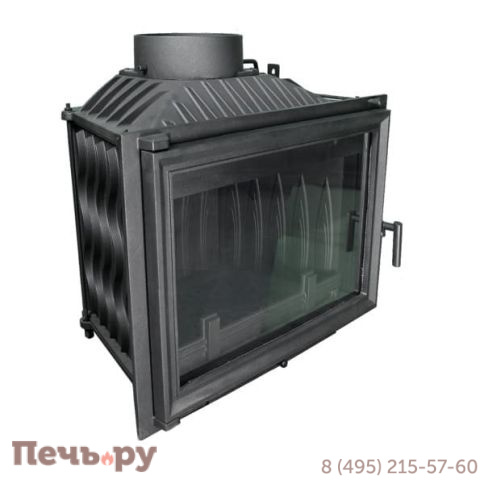 Каминная топка FireBird Baron 14 кВт, 700 мм, дымоход d-200мм фото 4