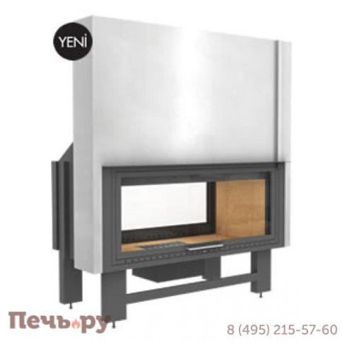 Каминная топка FireHursan H2HC 130 T фото