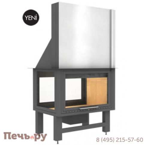 Каминная топка FireHursan HDKU 85 T фото