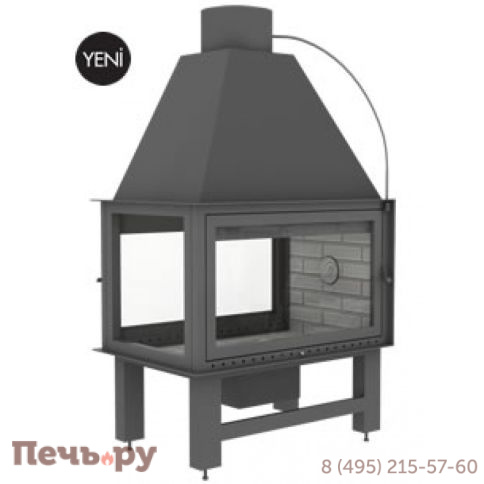 Каминная топка FireHursan HDKU 85 Y фото