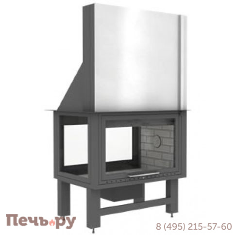 Каминная топка FireHursan HDKU 85 фото
