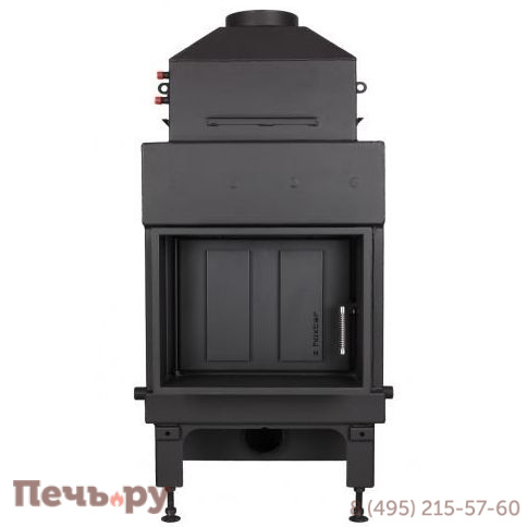 Каминная топка Hoxter Haka 63/51Wa С загрузкой из другого помещения, двойное остекление фото 7