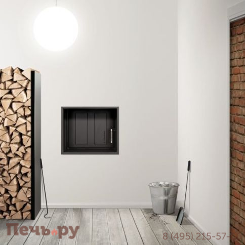 Каминная топка Hoxter Haka 63/51Wa С загрузкой из другого помещения, двойное остекление фото 8