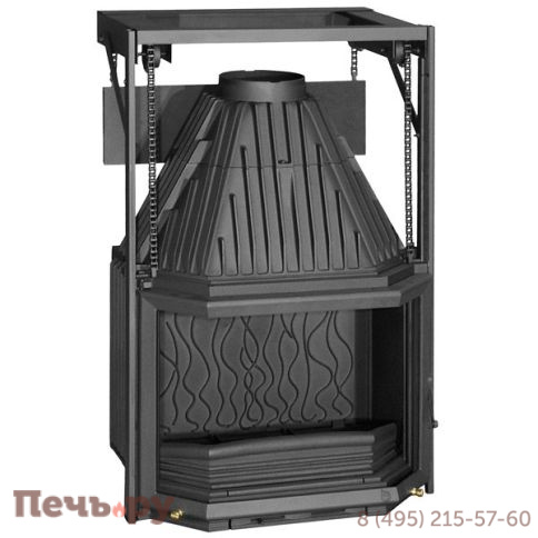 Каминная топка Invicta Prismatic 700 lifting door (Призма 700 Контргруз) фото