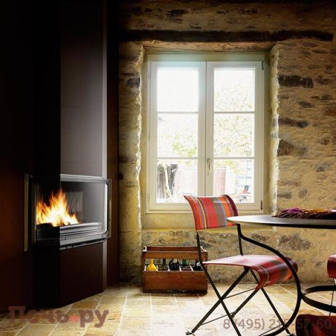 Каминная топка Invicta Prismatic 850 lifting door (Призма 850 Контргруз с распределителем тепла) фото 3