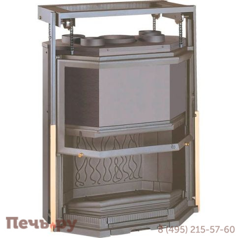 Каминная топка Invicta Prismatic 850 lifting door (Призма 850 Контргруз с распределителем тепла) фото