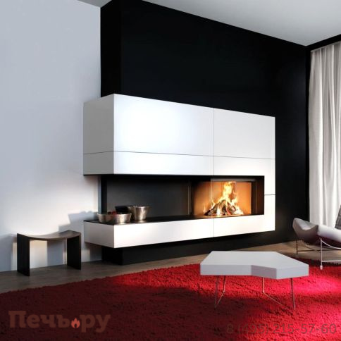Каминная топка Kal-Fire W90/47C (L/R) (Heat Pure 90 угловая дверь слева) фото 3