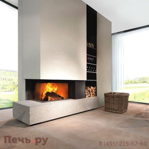 Каминная топка Kal-Fire W90/47C (L/R) (Heat Pure 90 угловая дверь слева) фото 4