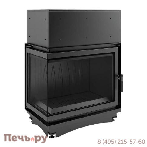 Каминная топка Kratki Amelia/L/BS (угловое стекло слева) фото