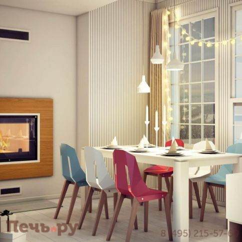 Каминная топка Kratki Amelia/PW/30/W/Deco, змеевик фото 3