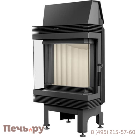 Каминная топка Kratki Blanka/LP/BS (угловое стекло слева-справа) фото 5