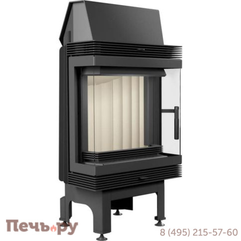 Каминная топка Kratki Blanka/LP/BS (угловое стекло слева-справа) фото 6