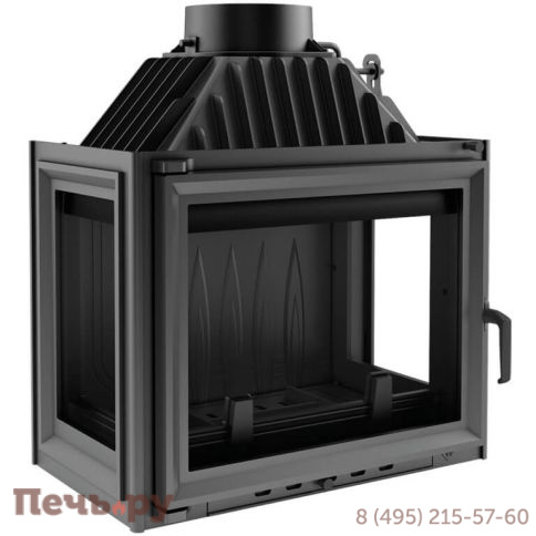 Каминная топка Kratki Maja/LP (стекло слева-справа) фото 3