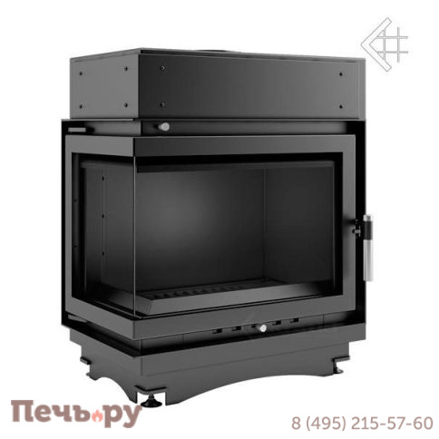 Каминная топка Kratki Maja/PW/BL/12/BS/W (угловое стекло слева/справа, змеевик) фото 3