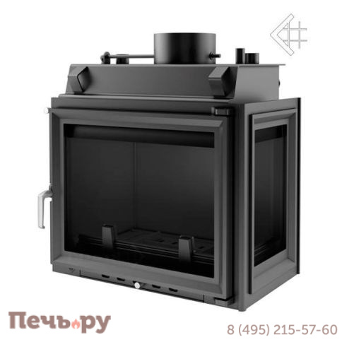 Каминная топка Kratki Maja/PW/BP/12/W (стекло справа) фото 3