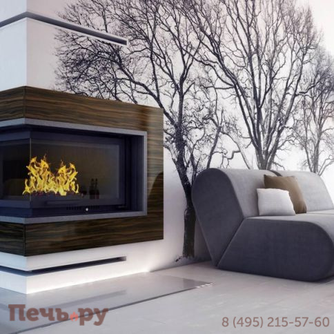 Каминная топка Kratki Oliwia/L/BS/G (угловое стекло слева, гильотина) фото 3