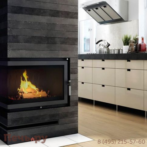 Каминная топка Kratki Oliwia/L/BS (угловое стекло слева) фото 3