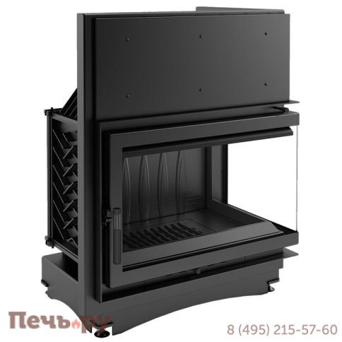 Каминная топка Kratki Oliwia/P/BS (угловое стекло справа) фото 5