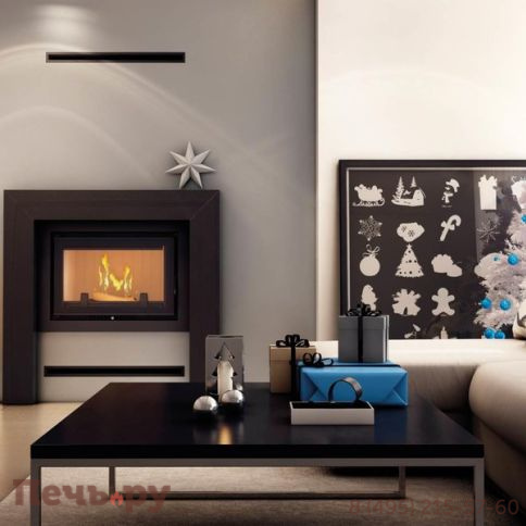 Каминная топка Kratki Oliwia/PW/17/W/Deco, змеевик фото 3