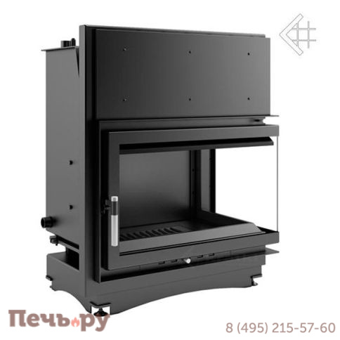 Каминная топка Kratki Oliwia/PW/BP/22/BS/W (угловое стекло справа, змеевик) фото 5