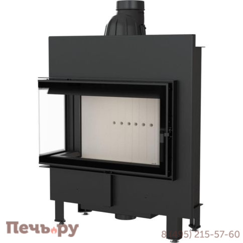 Каминная топка Kratki Pro Lucy/14/Slim/L/BS, Г-образное стекло слева фото 6