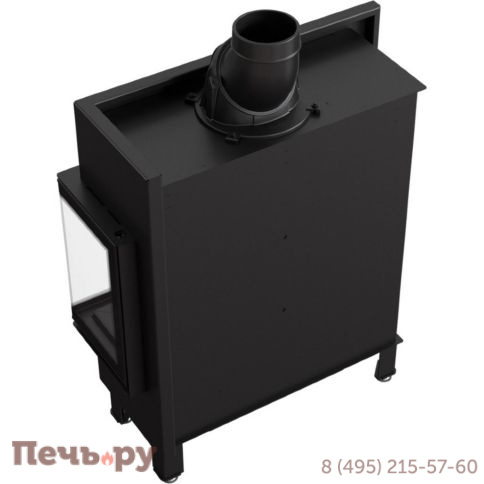 Каминная топка Kratki Pro Lucy/14/Slim/L/BS, Г-образное стекло слева фото 9