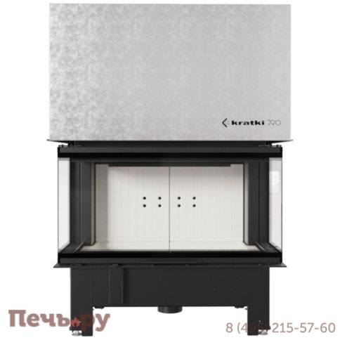 Каминная топка Kratki Pro NBC 15, П-образное стекло (гильотина) фото 6