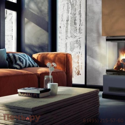 Каминная топка Kratki Pro NBC 8, гильотина фото 4