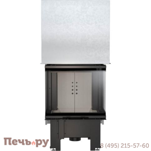 Каминная топка Kratki Pro NBC 9, П-образное стекло гильотина фото 4