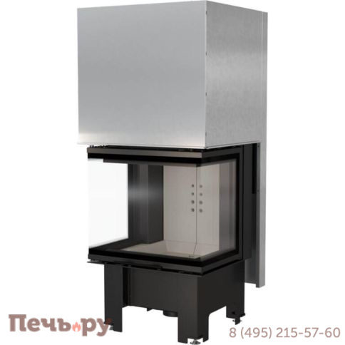 Каминная топка Kratki Pro NBC 9, П-образное стекло гильотина фото 5