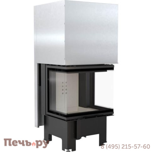 Каминная топка Kratki Pro NBC 9, П-образное стекло гильотина фото 6