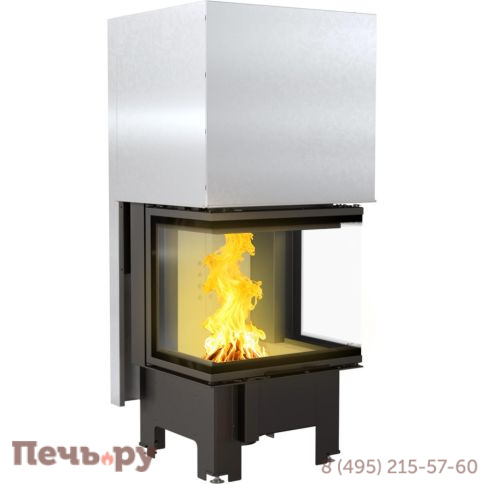 Каминная топка Kratki Pro NBC 9, П-образное стекло гильотина фото