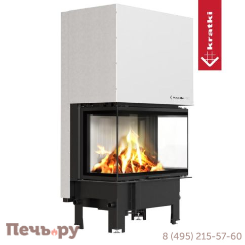 Каминная топка Kratki Pro Regnor c доводчиком фото 6