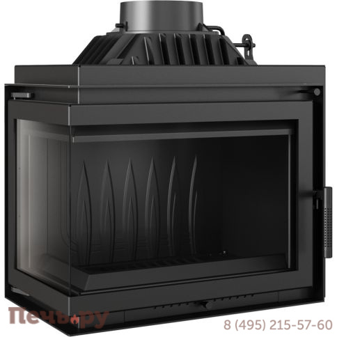 Каминная топка Kratki Simple M/S/BS (угловое стекло) фото 11