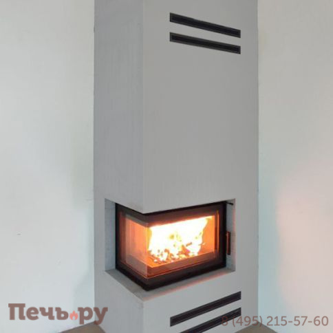 Каминная топка Kratki Simple M/S/BS (угловое стекло) фото 4