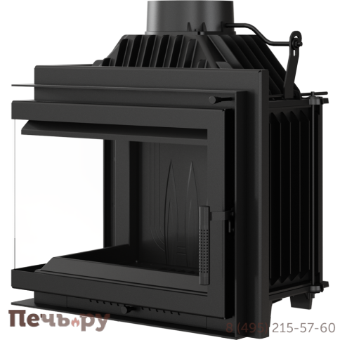 Каминная топка Kratki Simple M/S/BS (угловое стекло) фото 7