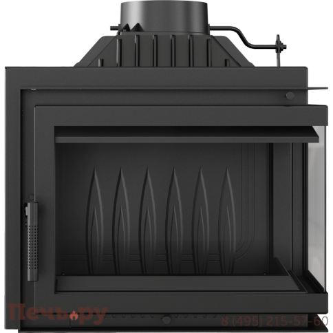 Каминная топка Kratki Simple M/S/BS (угловое стекло) фото 9
