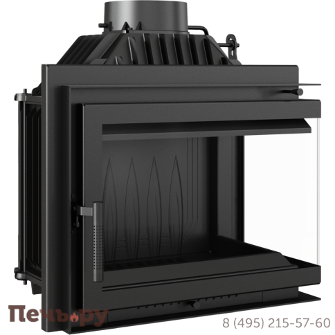 Каминная топка Kratki Simple M/S/BS (угловое стекло) фото 10