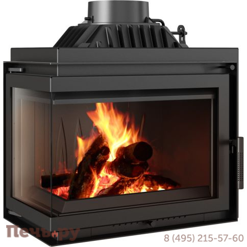 Каминная топка Kratki Simple M/S/BS (угловое стекло) фото