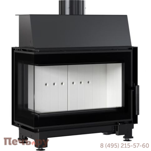 Каминная топка Kratki Simple S/BS (угловое стекло) фото 12