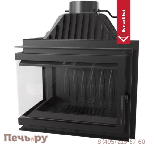 Каминная топка Kratki Simple/Z/S/BS (угловое стекло) фото 4