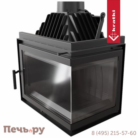 Каминная топка Kratki Simple/Z/S/BS (угловое стекло) фото 7