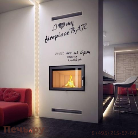 Каминная топка Kratki Zibi (керамич. футеровка) фото 4