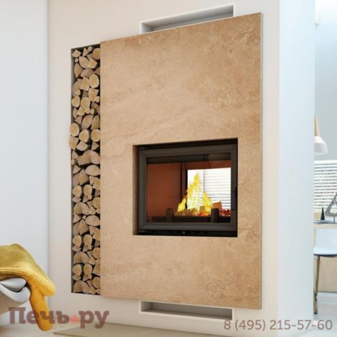 Каминная топка Kratki Zuzia/T/PW/19/W (тунель, змеевик) фото 3
