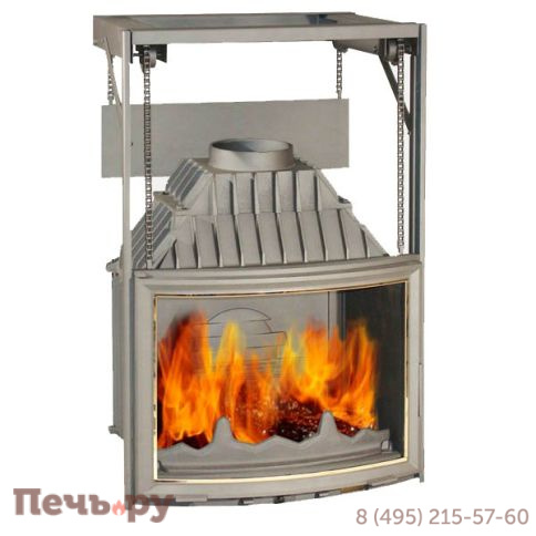 Каминная топка Laudel 700 Панорамик контргруз фото