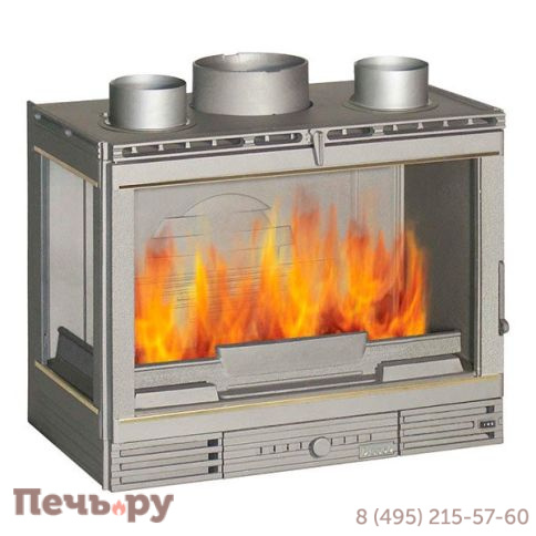 Каминная топка Laudel insert 700 Гранд Визьон 2 стекла правая фото