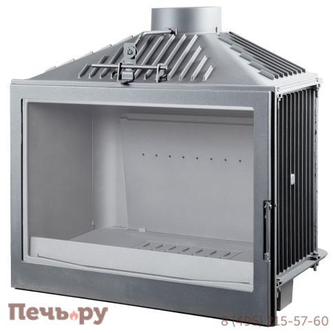 Каминная топка Liseo Castiron LCI 7 GF CL с шибером,  с подводом внешнего воздуха фото
