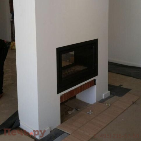 Каминная топка Liseo Castiron LCI 9 GDF двусторонняя фото 7
