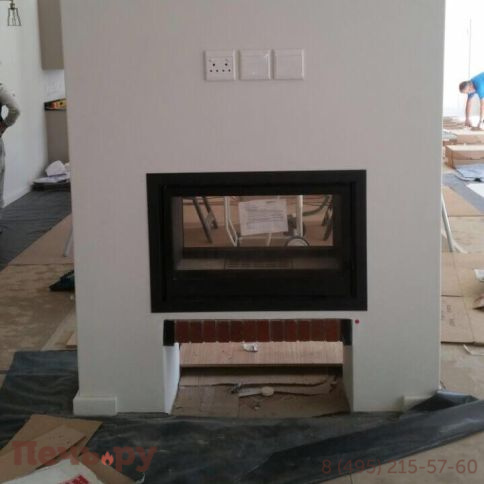 Каминная топка Liseo Castiron LCI 9 GDF двусторонняя фото 8