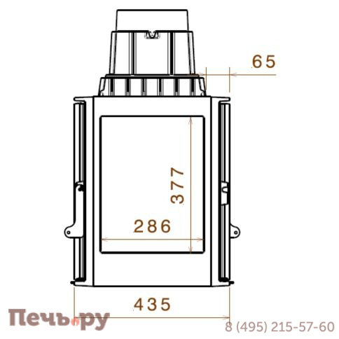 Каминная топка Liseo Castiron LCI 9 GDFS CL фото 5